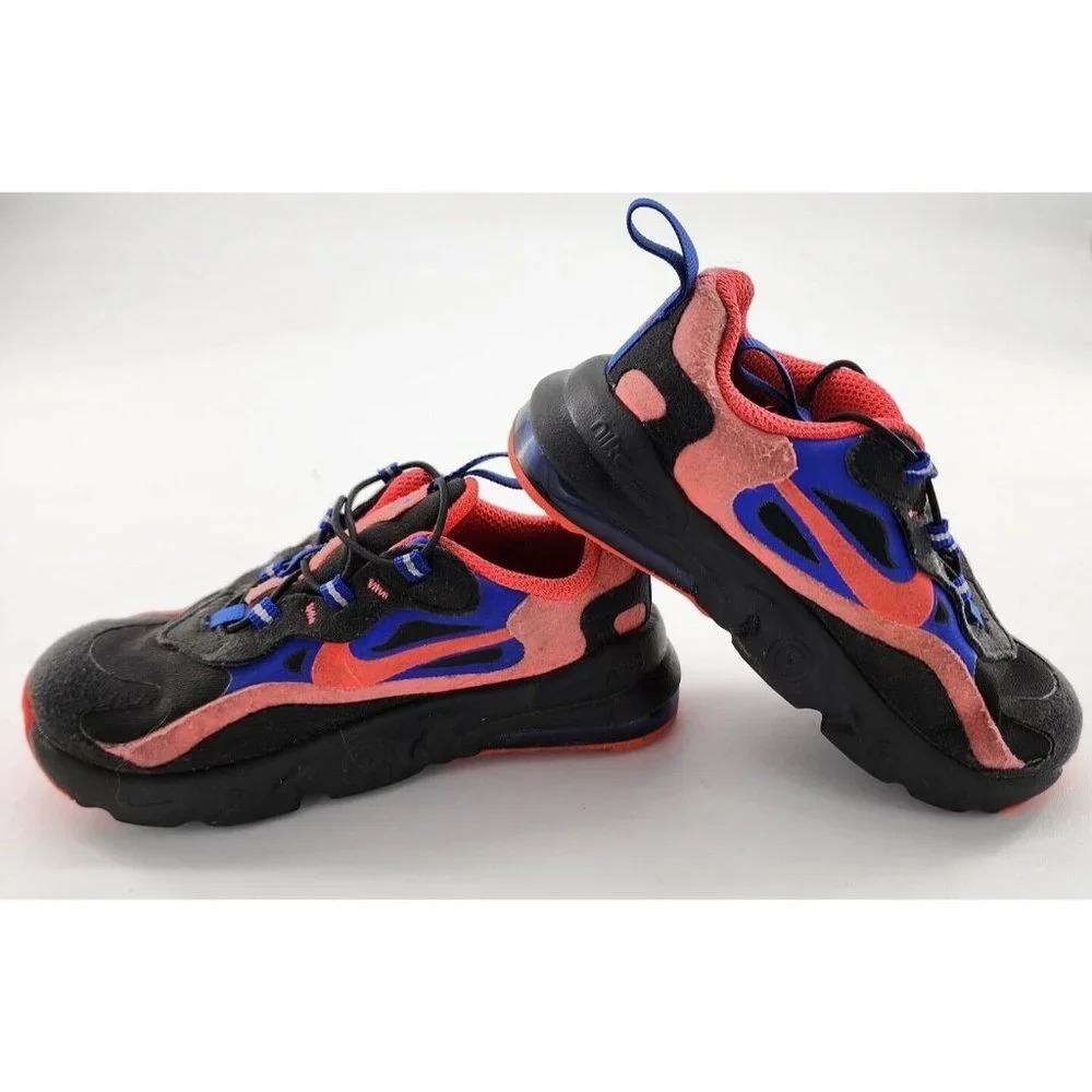 Nike Toddler Air Max 270 React TD Running Shoes CT1584-600 Toddler‎ Kids Size 8C